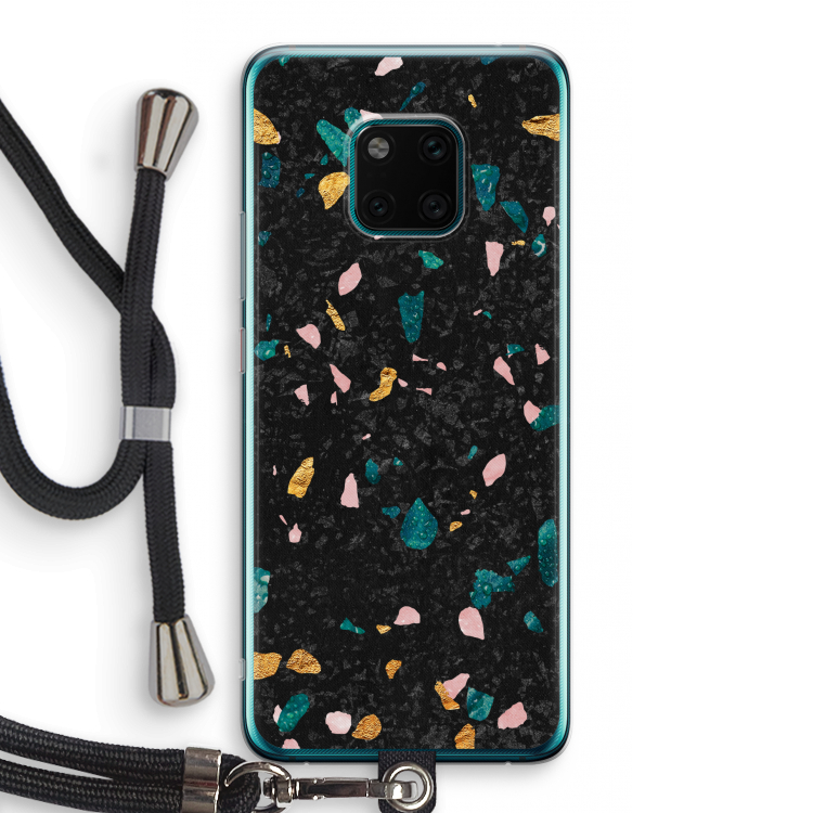 Terrazzo N°10: Huawei Mate 20 Pro Transparant Hoesje met koord