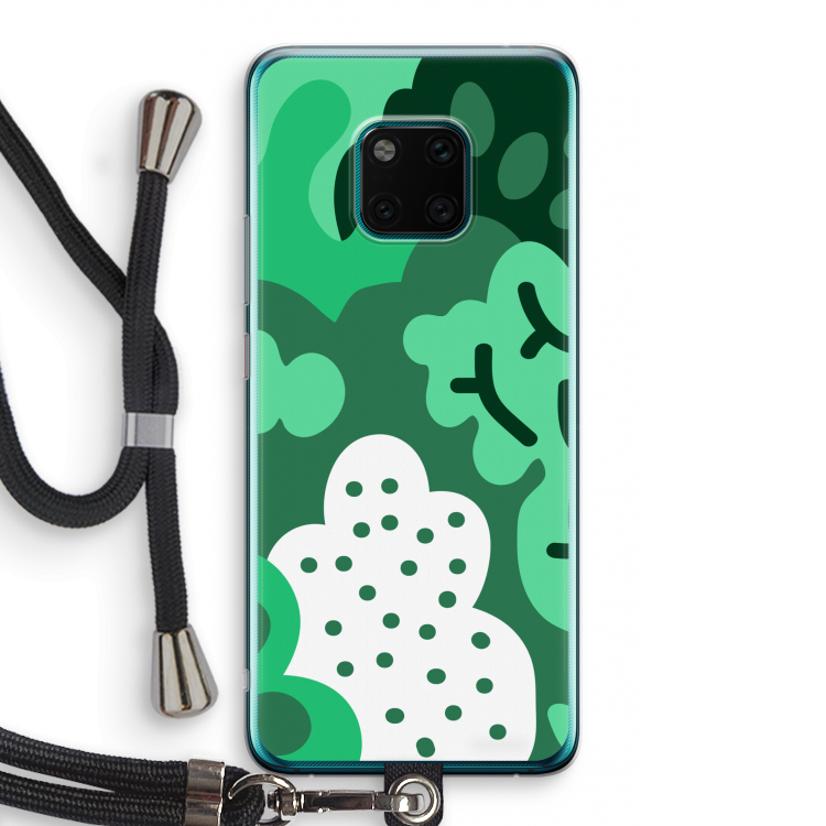 Bushes: Huawei Mate 20 Pro Transparant Hoesje met koord