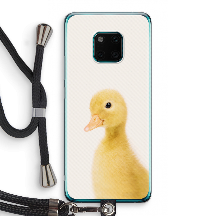 Duke: Huawei Mate 20 Pro Transparant Hoesje met koord