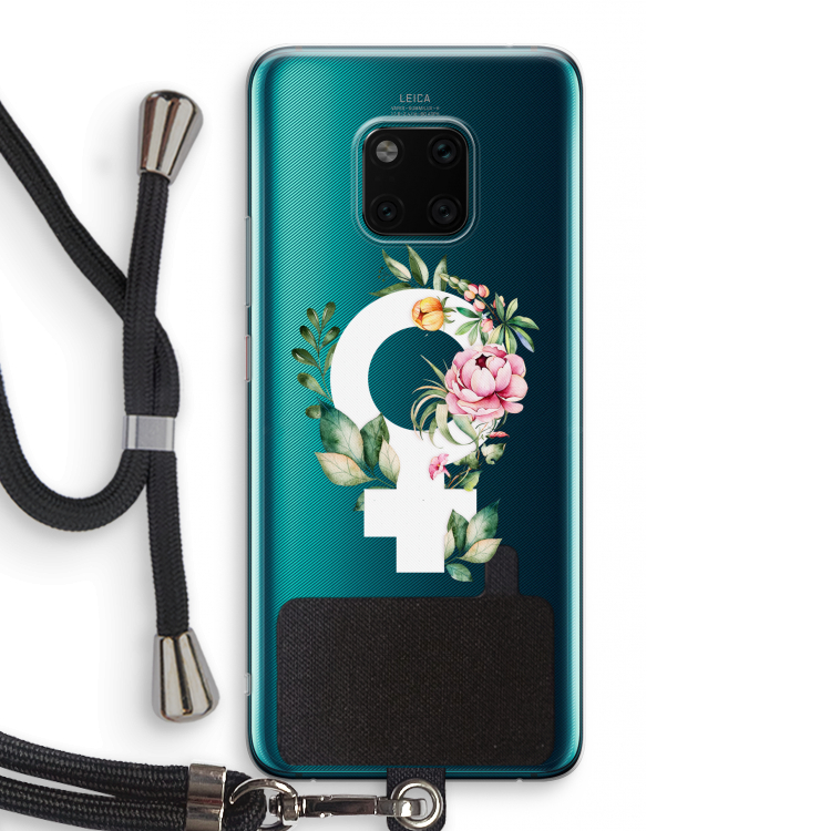 Venus: Huawei Mate 20 Pro Transparant Hoesje met koord
