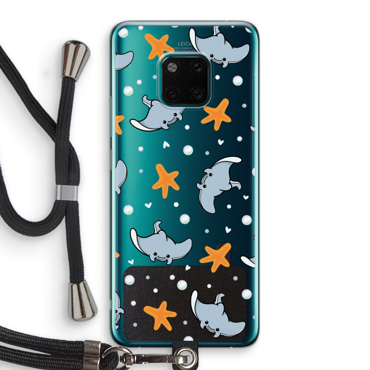 Manta: Huawei Mate 20 Pro Transparant Hoesje met koord