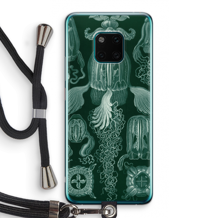 Haeckel Cubomedusae: Huawei Mate 20 Pro Transparant Hoesje met koord