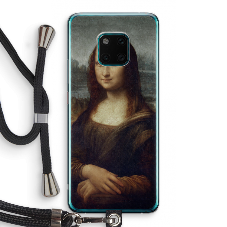 Mona Lisa: Huawei Mate 20 Pro Transparant Hoesje met koord