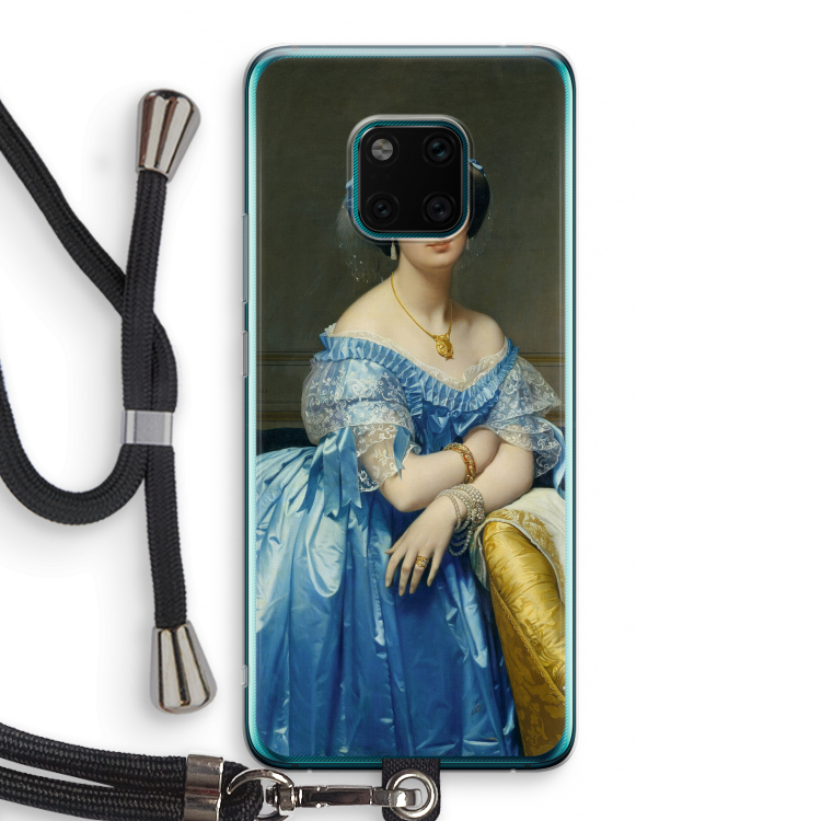 Eleonore: Huawei Mate 20 Pro Transparant Hoesje met koord