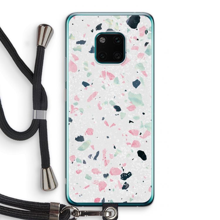 Terrazzo N°3: Huawei Mate 20 Pro Transparant Hoesje met koord