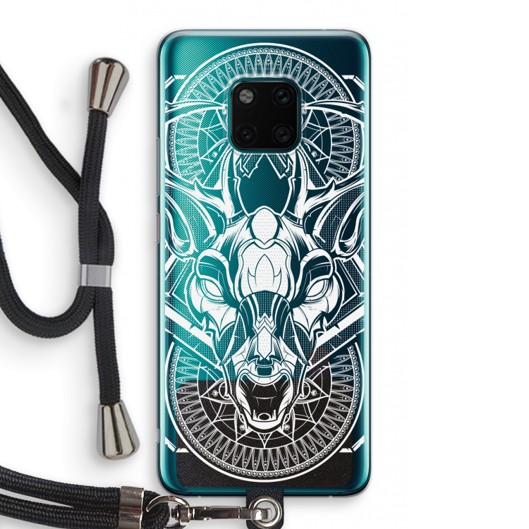 Oh Deer: Huawei Mate 20 Pro Transparant Hoesje met koord