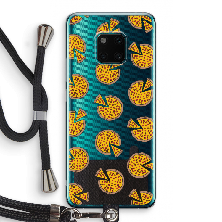You Had Me At Pizza: Huawei Mate 20 Pro Transparant Hoesje met koord