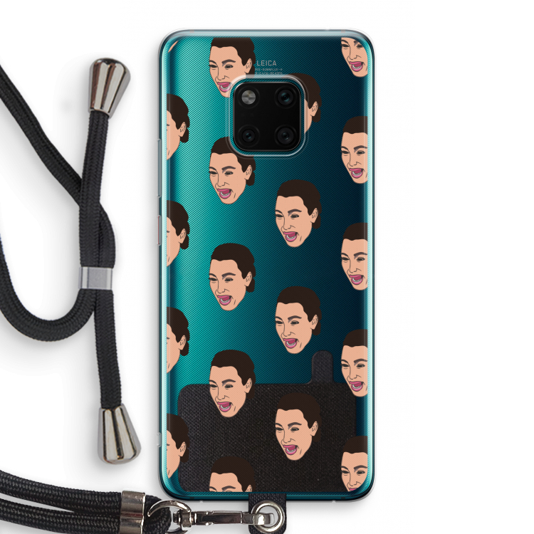 Ugly Cry Call: Huawei Mate 20 Pro Transparant Hoesje met koord
