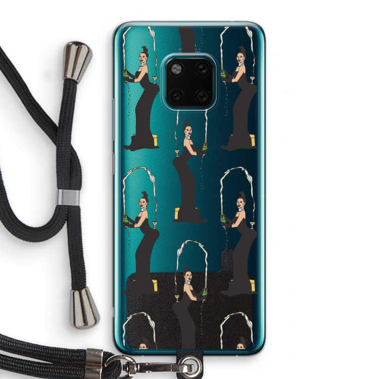 Pop Some Kim: Huawei Mate 20 Pro Transparant Hoesje met koord