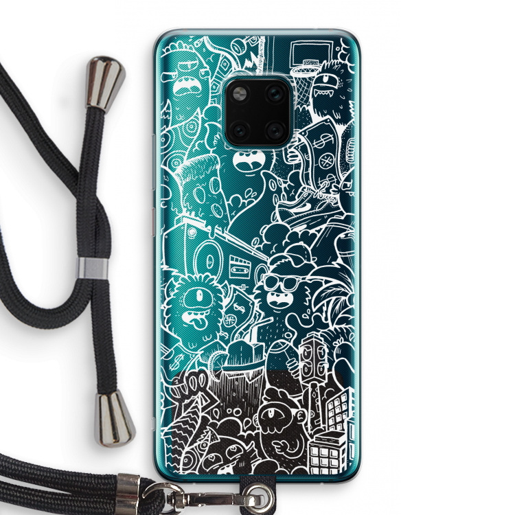 Vexx City #2: Huawei Mate 20 Pro Transparant Hoesje met koord