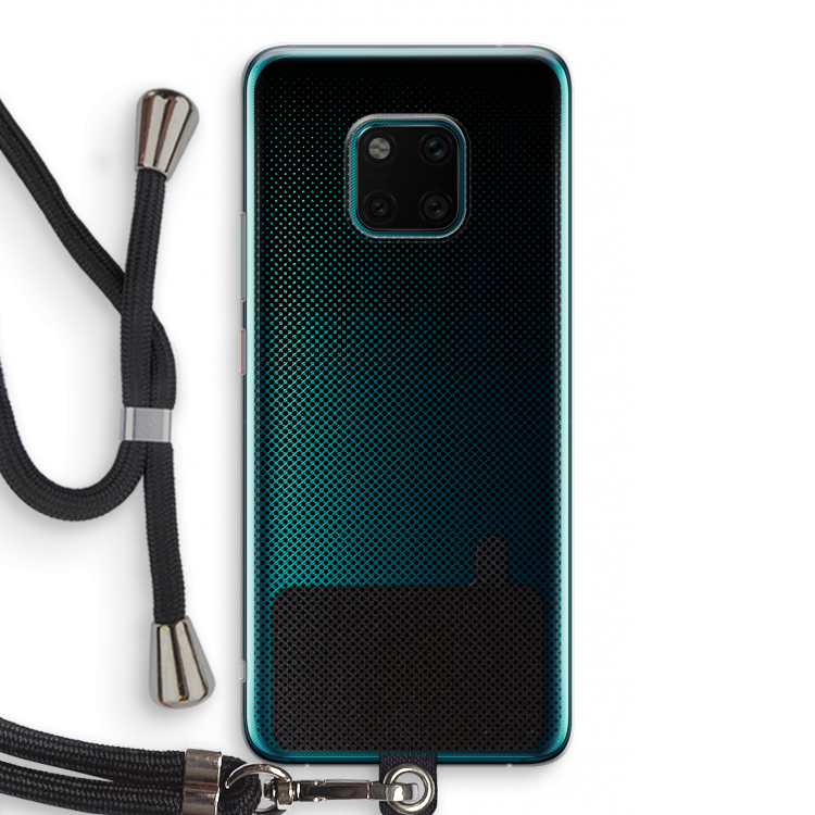 Musketon Halftone: Huawei Mate 20 Pro Transparant Hoesje met koord