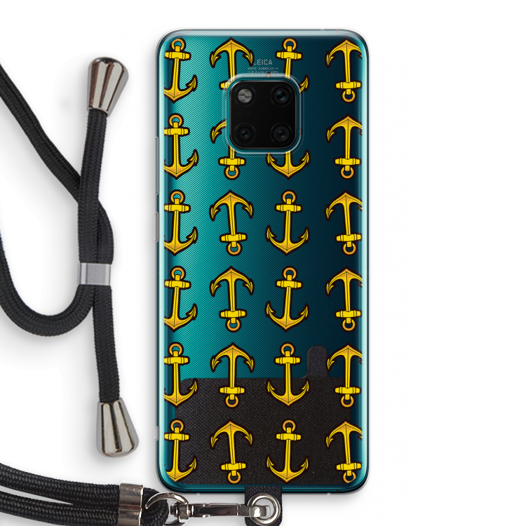 Musketon Anchor: Huawei Mate 20 Pro Transparant Hoesje met koord