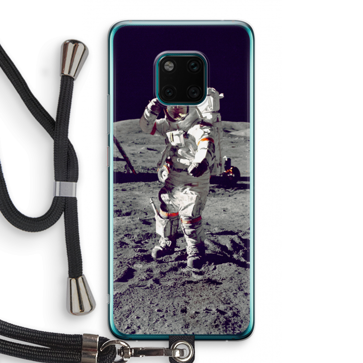 Spaceman: Huawei Mate 20 Pro Transparant Hoesje met koord