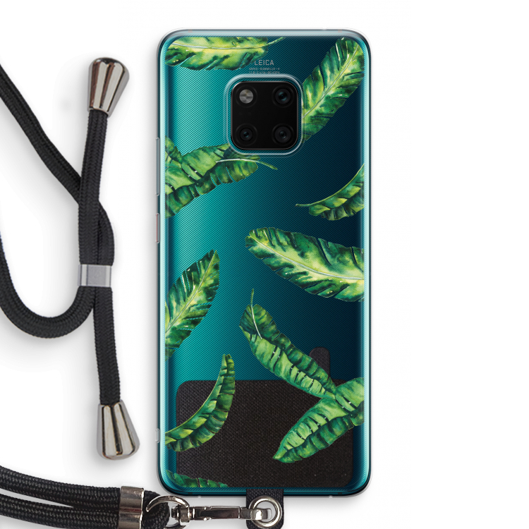 Lange bladeren: Huawei Mate 20 Pro Transparant Hoesje met koord