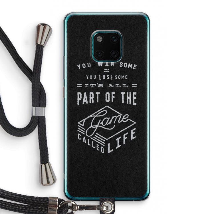 Life: Huawei Mate 20 Pro Transparant Hoesje met koord