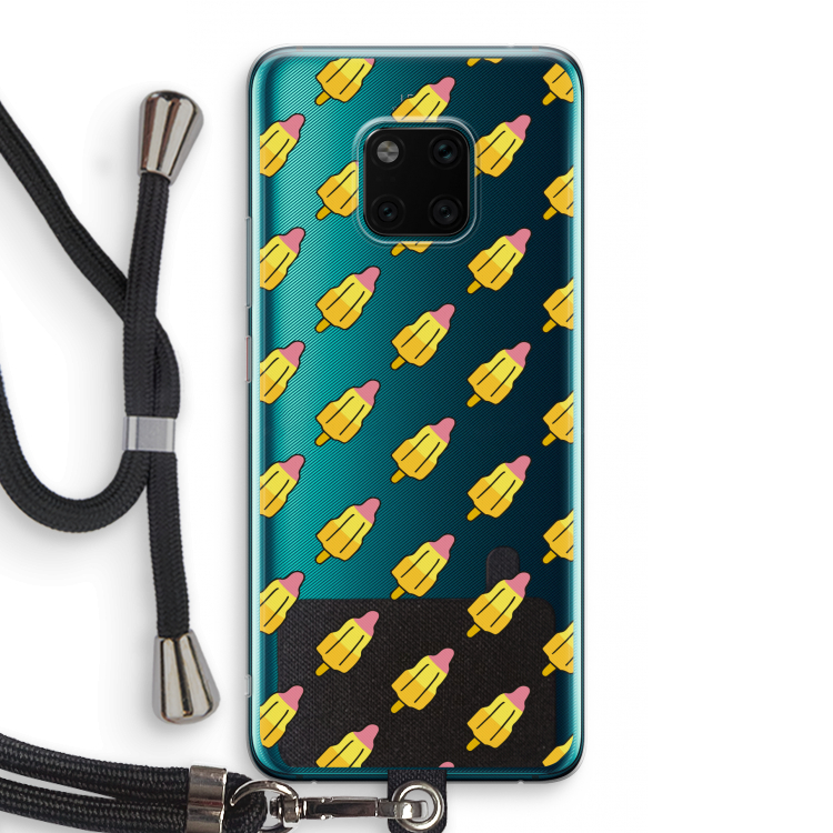 Waterijsjes: Huawei Mate 20 Pro Transparant Hoesje met koord
