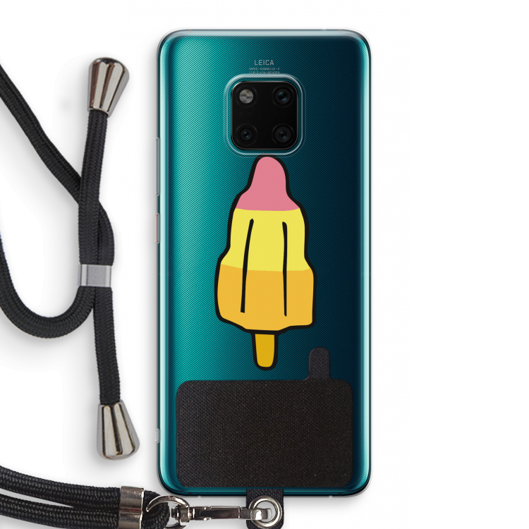 Raketijsje: Huawei Mate 20 Pro Transparant Hoesje met koord