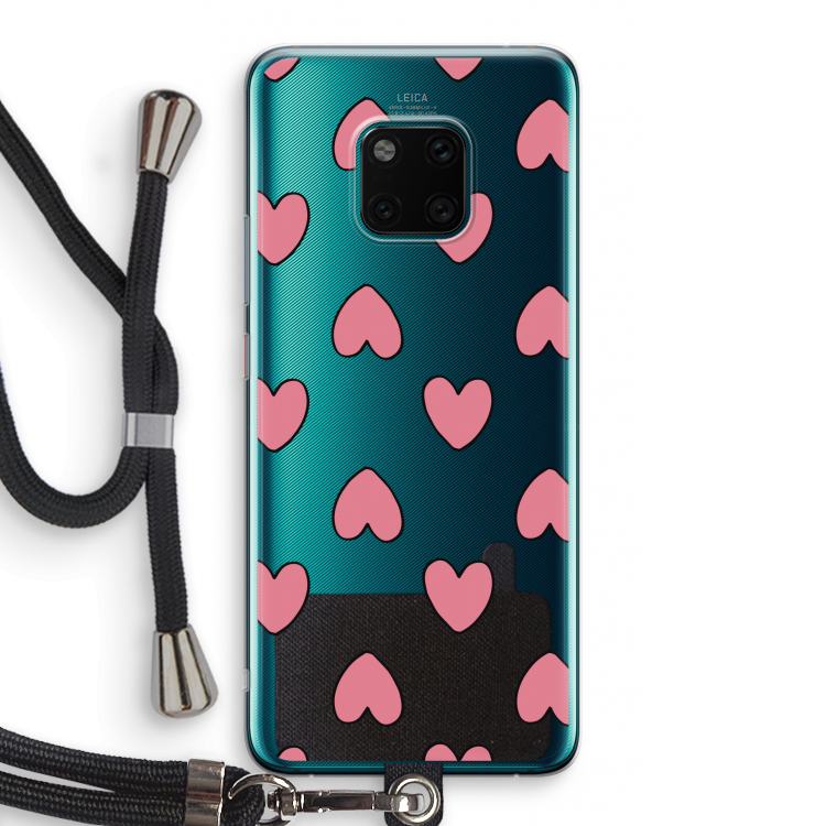 Ondersteboven verliefd: Huawei Mate 20 Pro Transparant Hoesje met koord