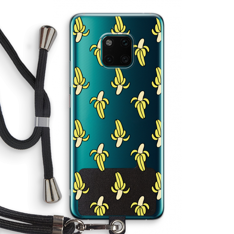 Bananas: Huawei Mate 20 Pro Transparant Hoesje met koord