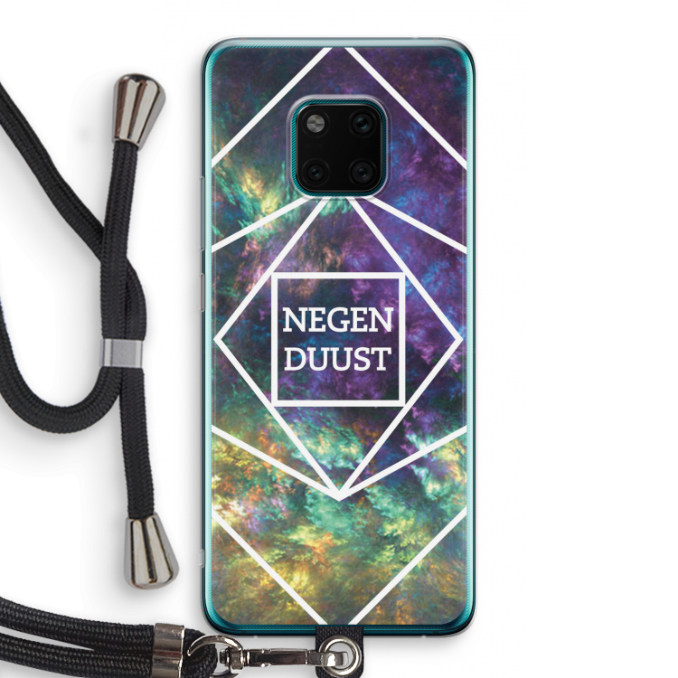 Negenduust ruimte: Huawei Mate 20 Pro Transparant Hoesje met koord
