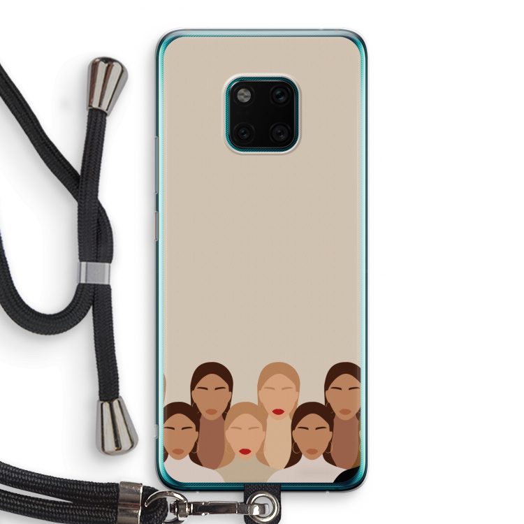 Girls girls girls: Huawei Mate 20 Pro Transparant Hoesje met koord
