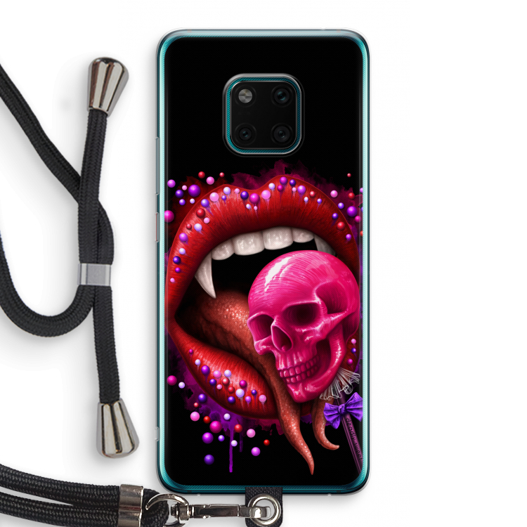 Dodelijk zoet: Huawei Mate 20 Pro Transparant Hoesje met koord