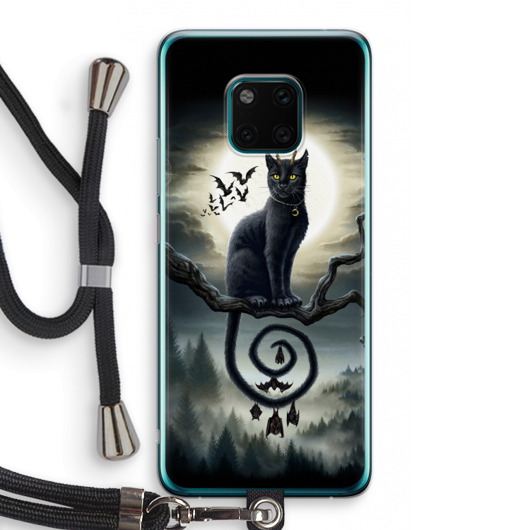 Moonlight Companions: Huawei Mate 20 Pro Transparant Hoesje met koord