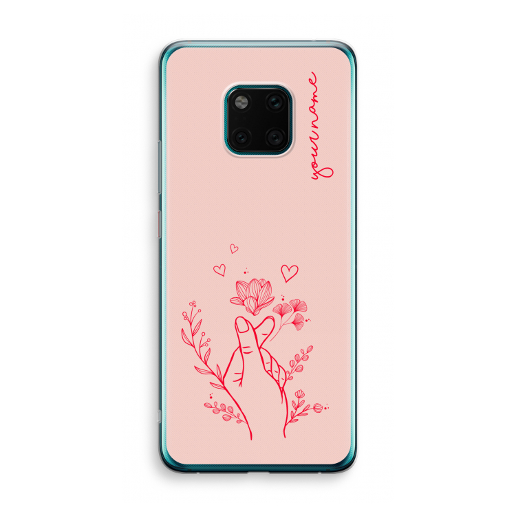 Giving Flowers: Huawei Mate 20 Pro Transparant Hoesje
