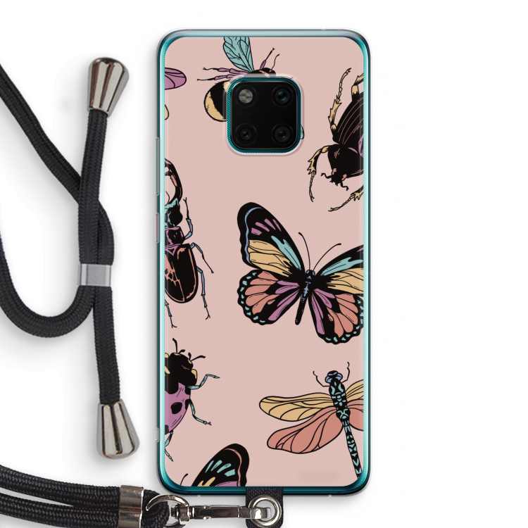 Tiny Bugs: Huawei Mate 20 Pro Transparant Hoesje met koord
