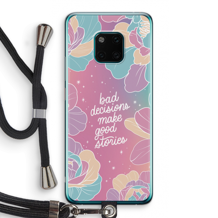Good stories: Huawei Mate 20 Pro Transparant Hoesje met koord