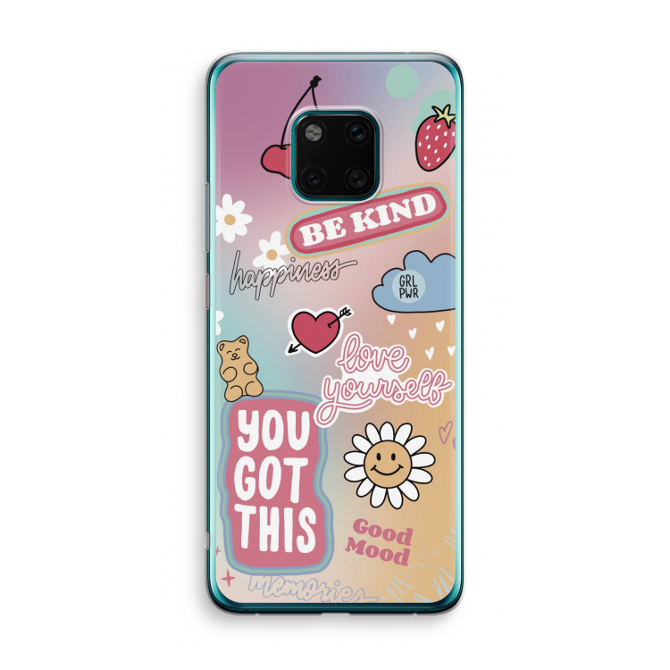 Positivity: Huawei Mate 20 Pro Transparant Hoesje