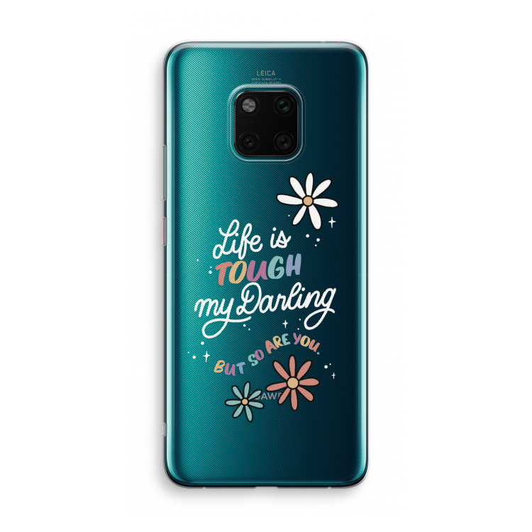 Tough Life: Huawei Mate 20 Pro Transparant Hoesje