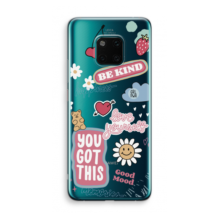 Positivity: Huawei Mate 20 Pro Transparant Hoesje