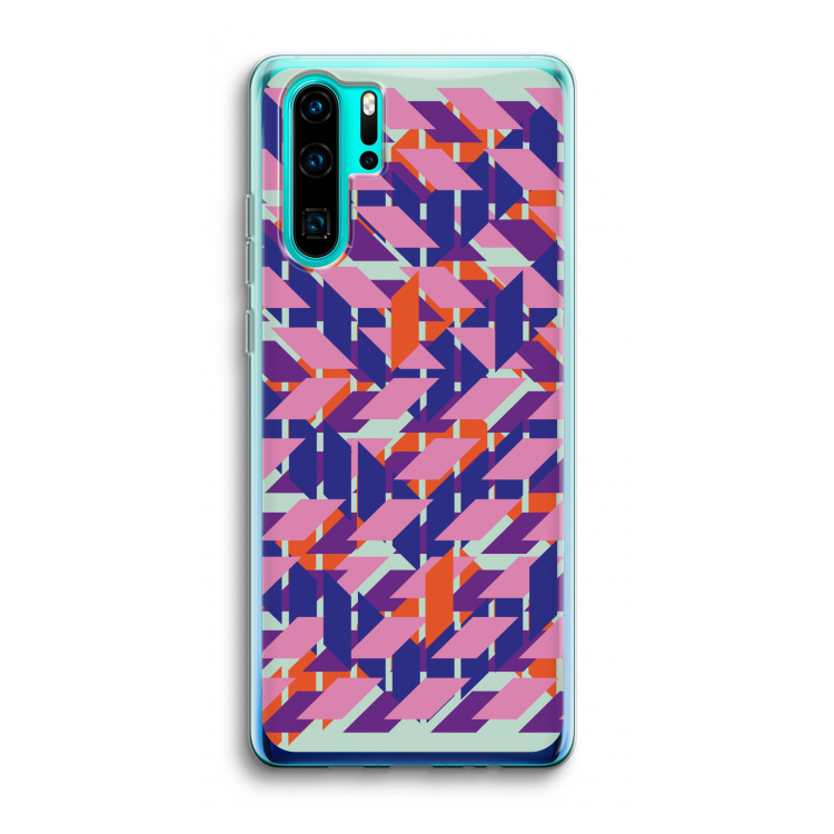 Skew Blush 3: Huawei P30 Pro Transparant Hoesje