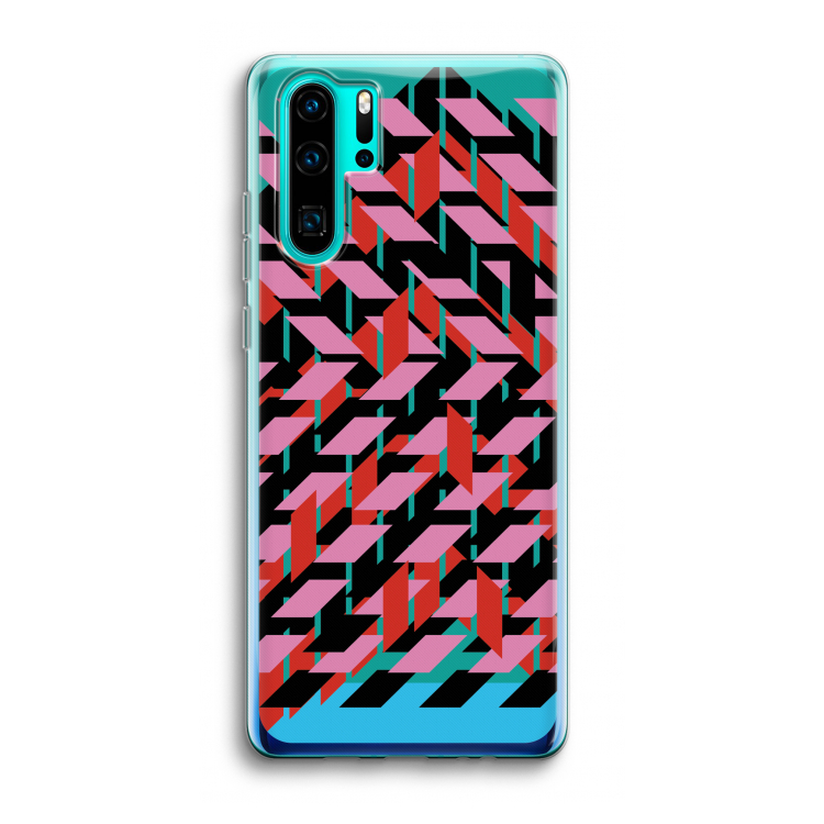 Skew Blush 2: Huawei P30 Pro Transparant Hoesje