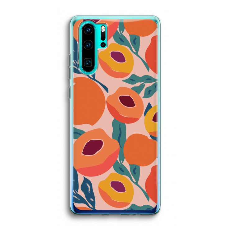 Perzik: Huawei P30 Pro Transparant Hoesje