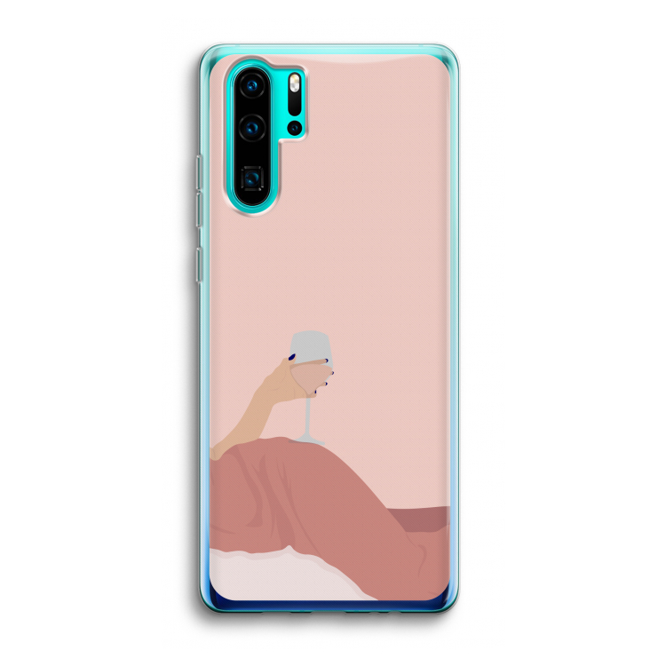 Wine: Huawei P30 Pro Transparant Hoesje