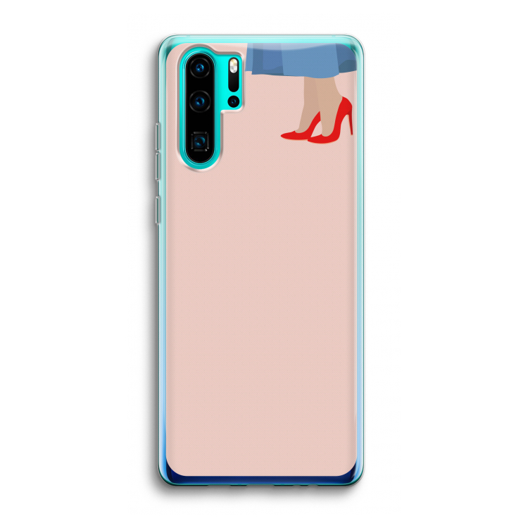 High heels: Huawei P30 Pro Transparant Hoesje
