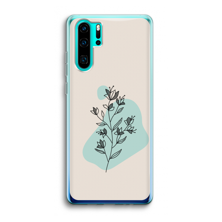 Violets are blue: Huawei P30 Pro Transparant Hoesje