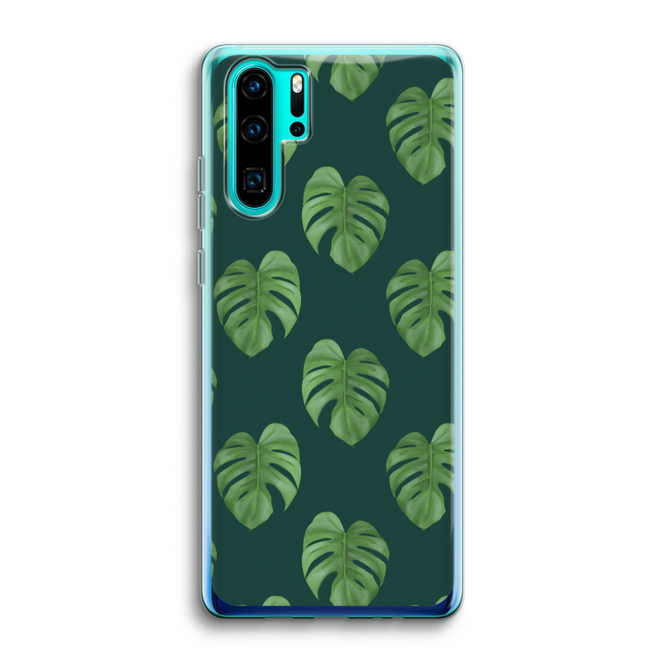 Monstera leaves: Huawei P30 Pro Transparant Hoesje