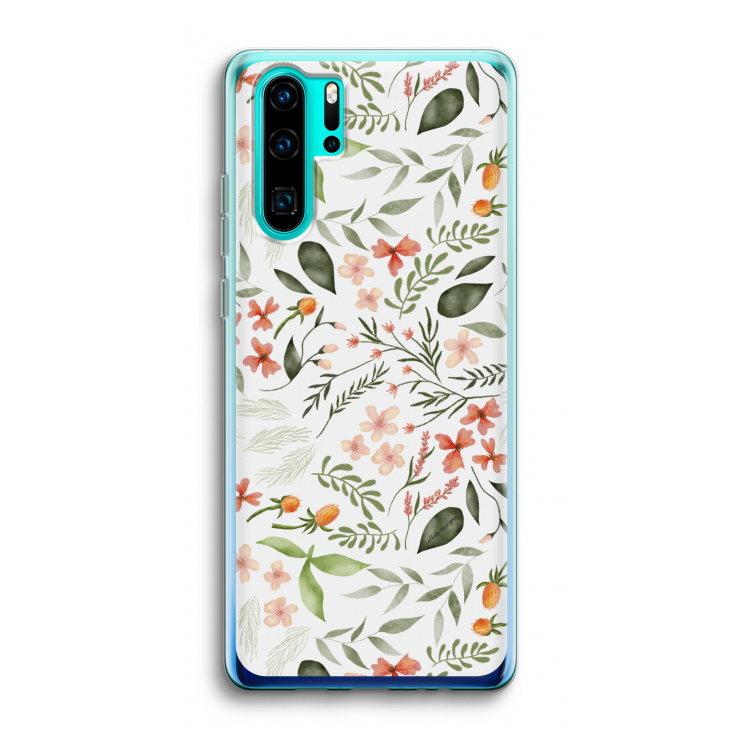Sweet little flowers: Huawei P30 Pro Transparant Hoesje