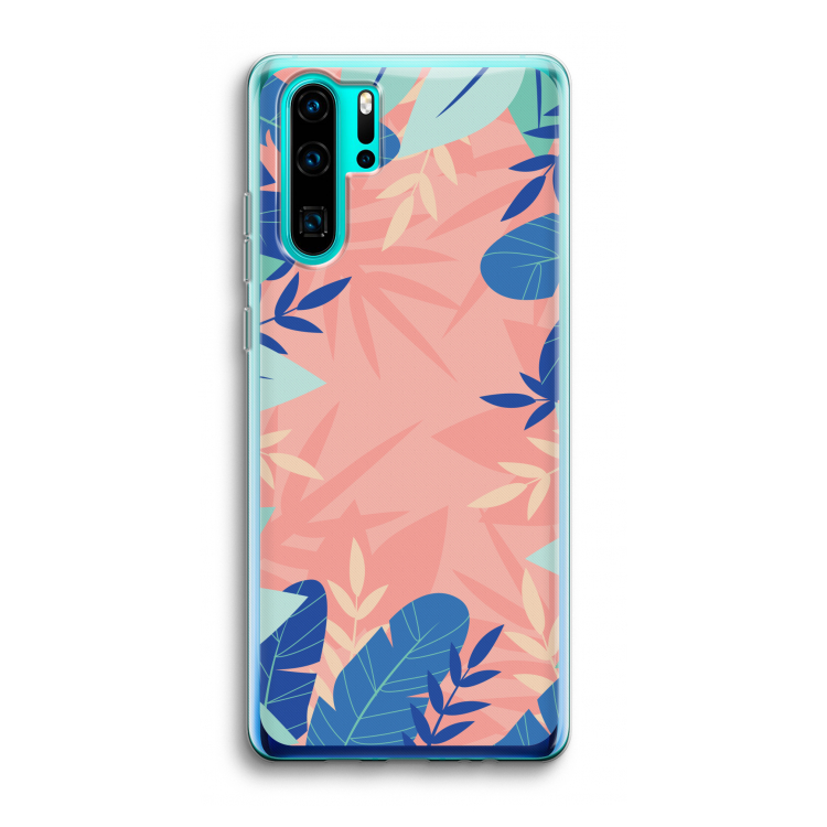 Tropisch: Huawei P30 Pro Transparant Hoesje