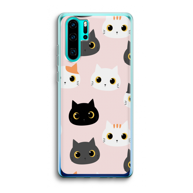 Katten: Huawei P30 Pro Transparant Hoesje