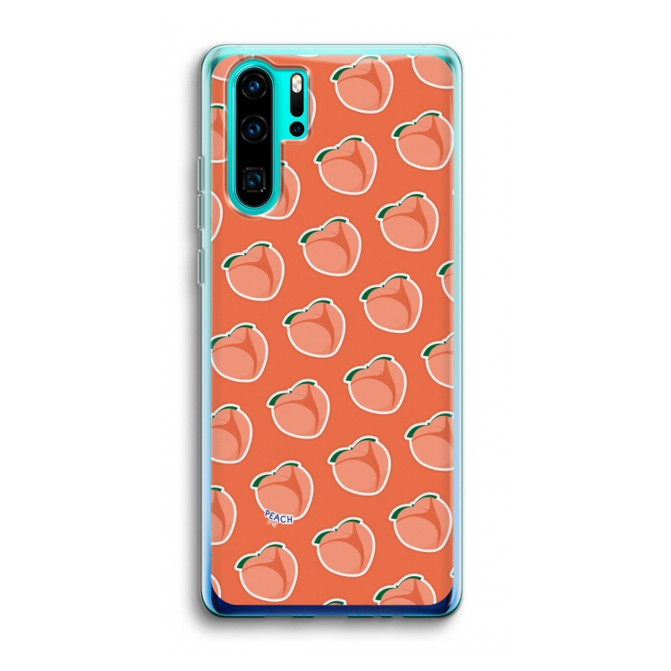 Just peachy: Huawei P30 Pro Transparant Hoesje