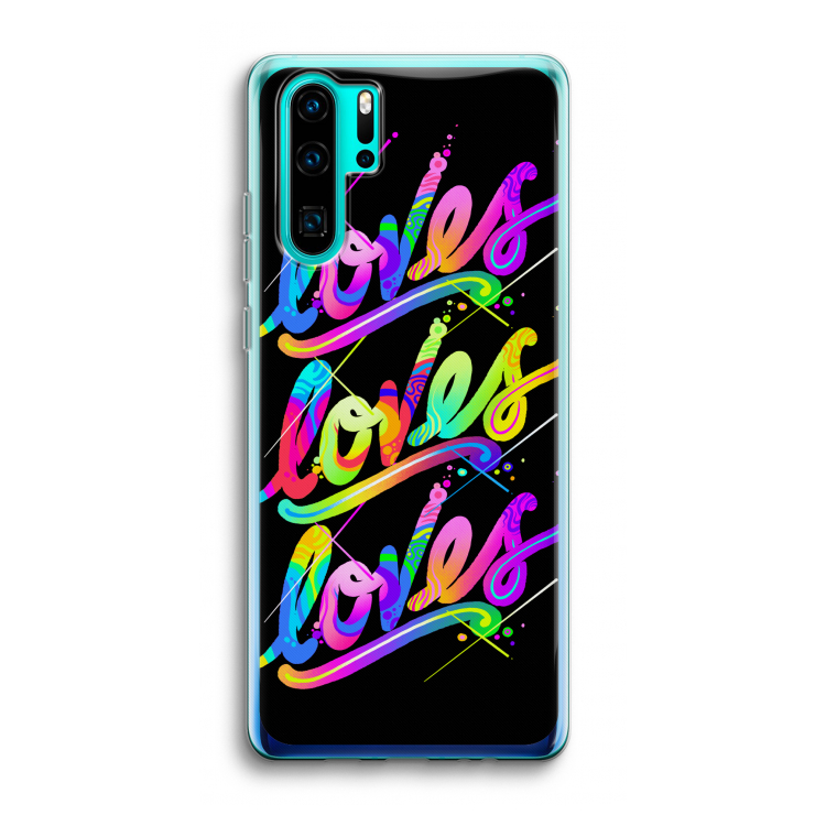 Loves: Huawei P30 Pro Transparant Hoesje
