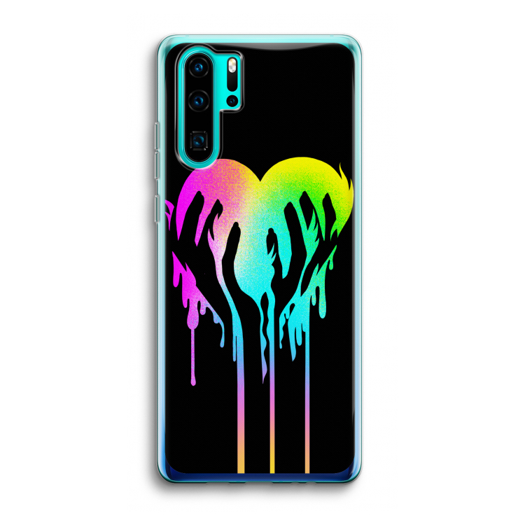 Hold My Heart: Huawei P30 Pro Transparant Hoesje