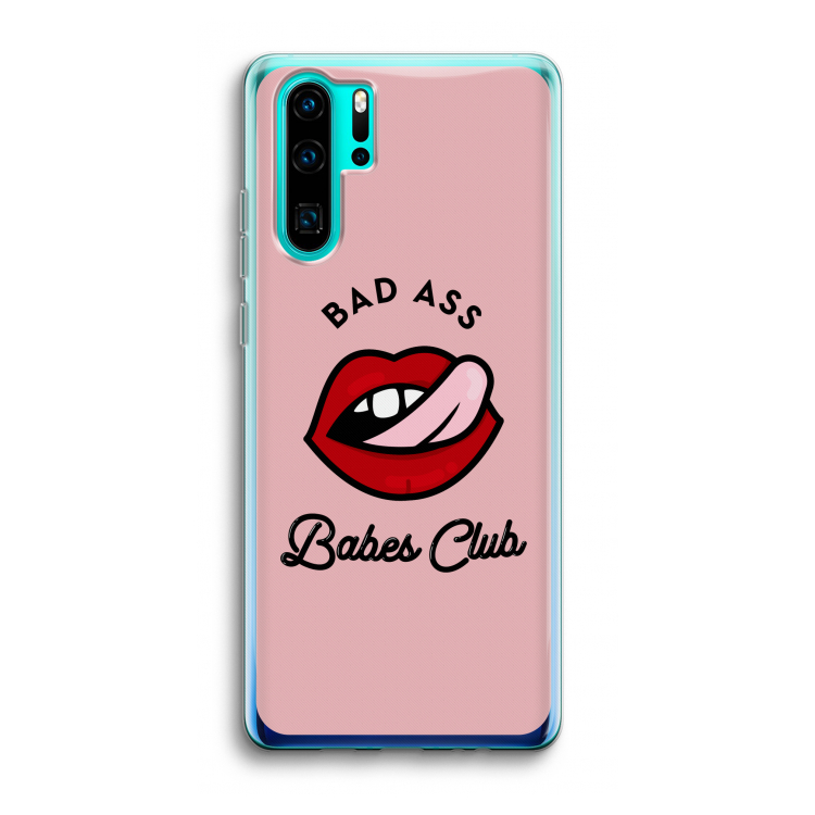 Badass Babes Club: Huawei P30 Pro Transparant Hoesje