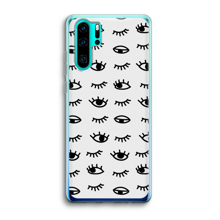 Eye pattern #2: Huawei P30 Pro Transparant Hoesje
