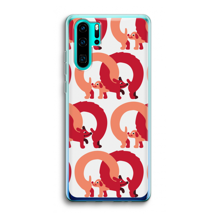Dogs: Huawei P30 Pro Transparant Hoesje