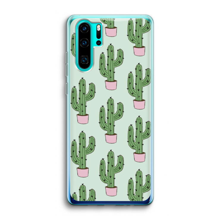 Cactus Lover: Huawei P30 Pro Transparant Hoesje